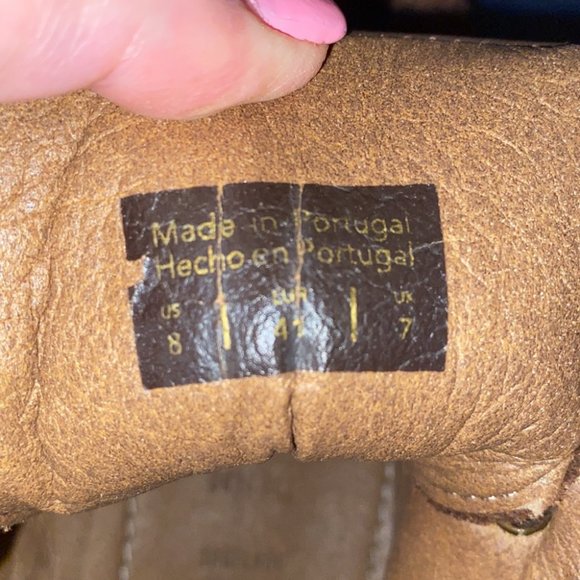 ALDO MR. B’s SUEDE LEATHER BROWN WINGTIP ANKLE BOOTS MENS - Picture 3 of 7